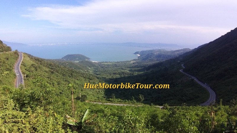 Riding Hai Van Pass on a 3-day motorbike tour from Da Nang to Hue